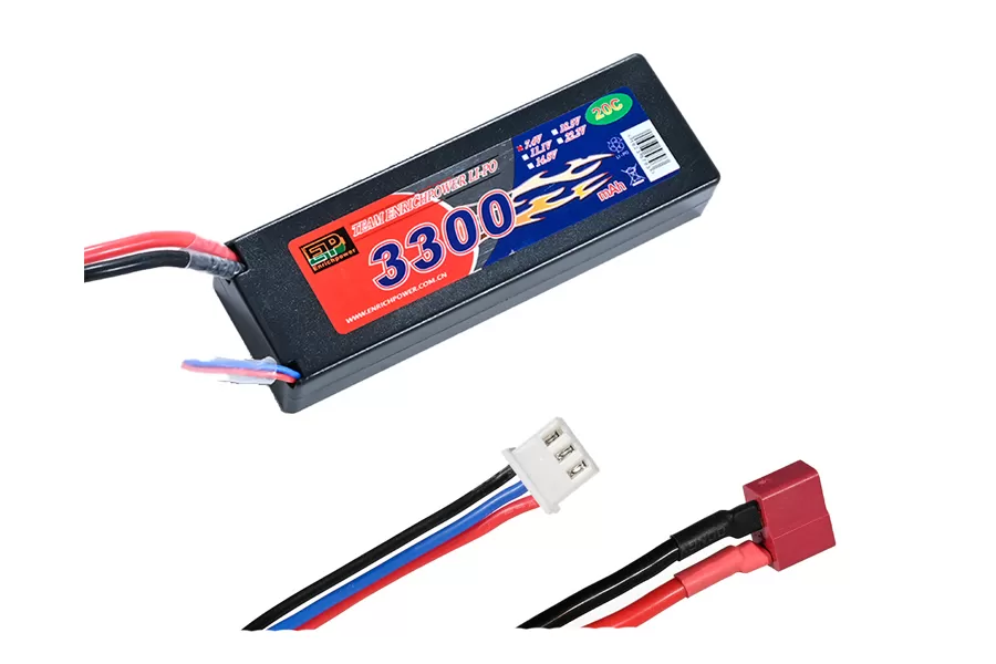 Batteria Lipo 7.4V 3300mAH 2S per VRX 1/10 scala Brushless RC Model Car VRX #85274