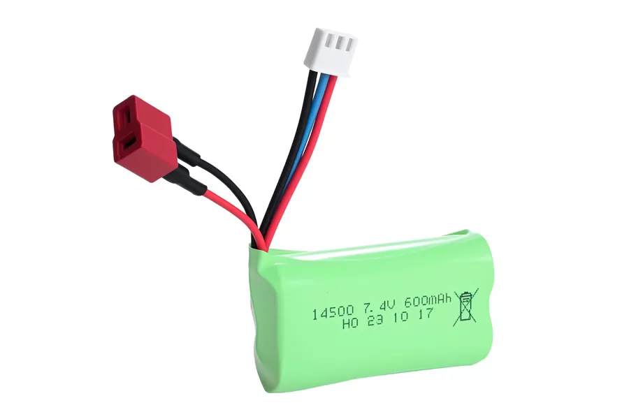 Batteria agli ioni di litio 7.4V 600mAH per VRX 1/18 1/16 spazzolato modello RC auto VRX # H0061