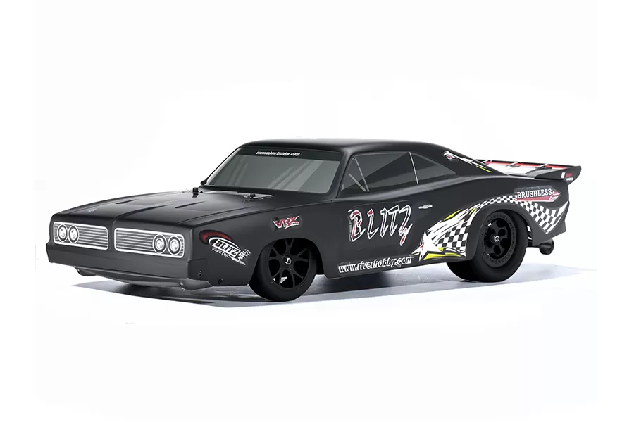BLITZ 1/10 scala 2WD On-road Electric RC Drag Car 2.4G Brushless ad alta velocità RTR # RH2016