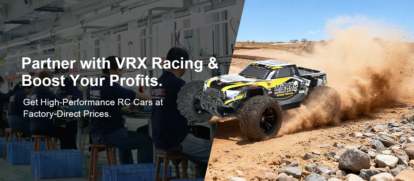 Landing Page pubblicitaria VRX