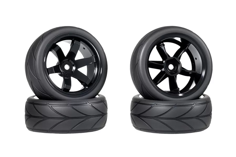 Pneumatico RC gomma mozzo esagonale da 12mm per Touring su strada RC in scala 1/10 #11084