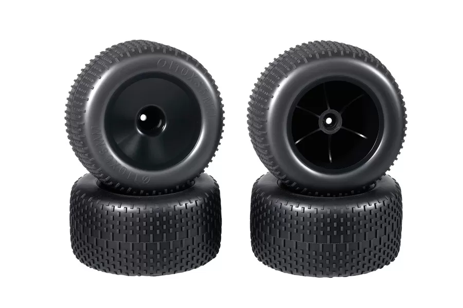 Pneumatico RC gomma mozzo esagonale da 12mm per camion RC in scala 1/10 e Truggy #10211