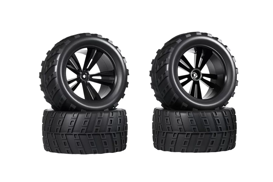 Pneumatico RC gomma mozzo esagonale da 12mm per camion RC in scala 1/10 #10563