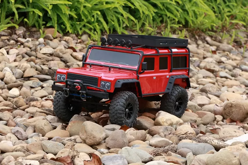 10 Scale 4WD fuoristrada elettrico RC Crawler 2.4G Trail telecomando auto RTR # RH1047