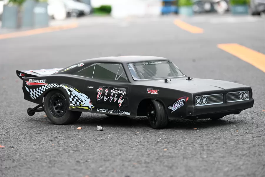 10 Scale 2WD On-road Electric RC Drag Car 2.4G spazzolato ad alta velocità RTR # RH2015