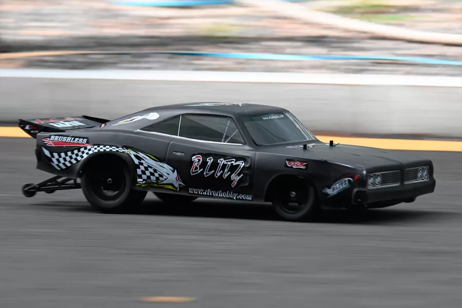 10 Scale 2WD On-road Electric RC Drag Car 2.4G Brushless ad alta velocità RTR # RH2016