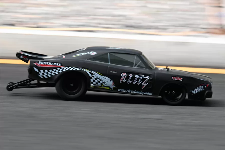 10 Scale 2WD On-road Electric RC Drag Car 2.4G Brushless ad alta velocità RTR # RH2016