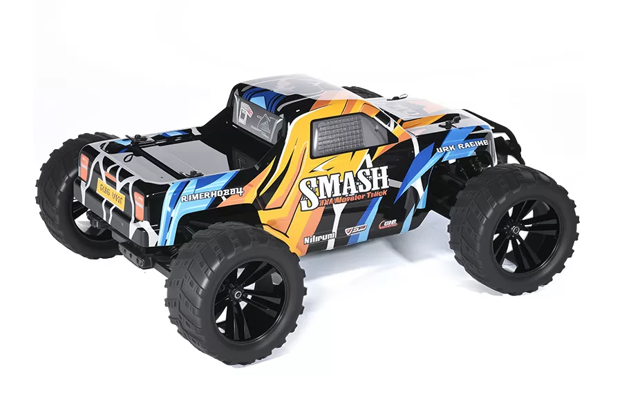 SMASH 1/10 scala 4WD fuoristrada elettrico RC Truggy 2.4G spazzolato ad alta velocità RTR # RH1065