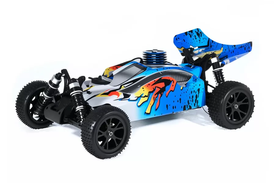 SPIRIT N2 1/10 scala 4WD fuoristrada Nitro RC Buggy 2.4G motore auto ad alta velocità # RH1007