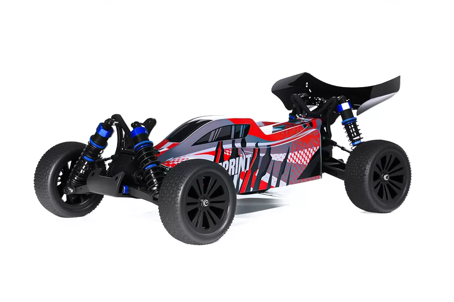 SPRINT 1/10 scala 4WD fuoristrada elettrico RC Buggy 2.4G spazzolato ad alta velocità RTR # RH1067