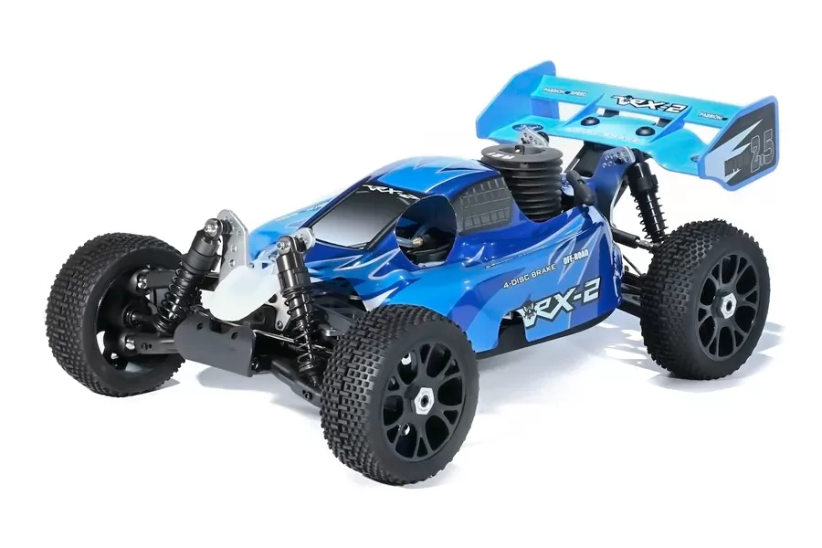 VRX-2 1/8 scala 4WD fuoristrada Nitro RC Buggy 2.4G motore auto ad alta velocità # RH802