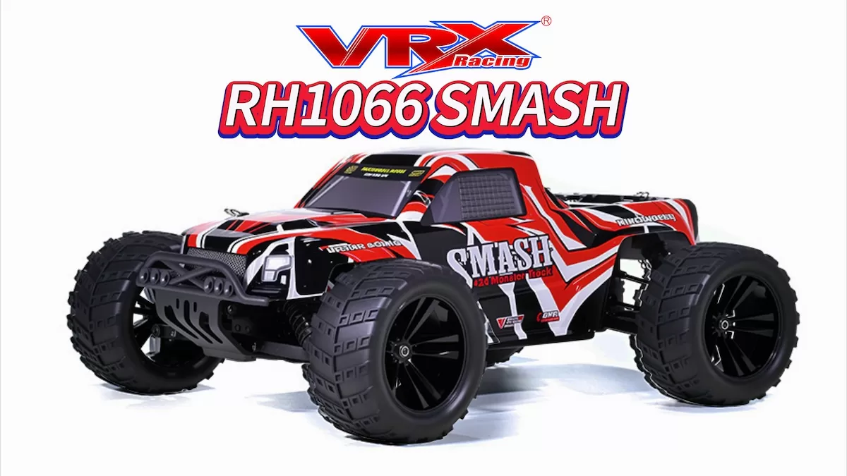 VRX SMASH RH1066 Unboxing: un'immersione profonda nel Monster Truck senza spazzole ad alta velocità di VRX Racing