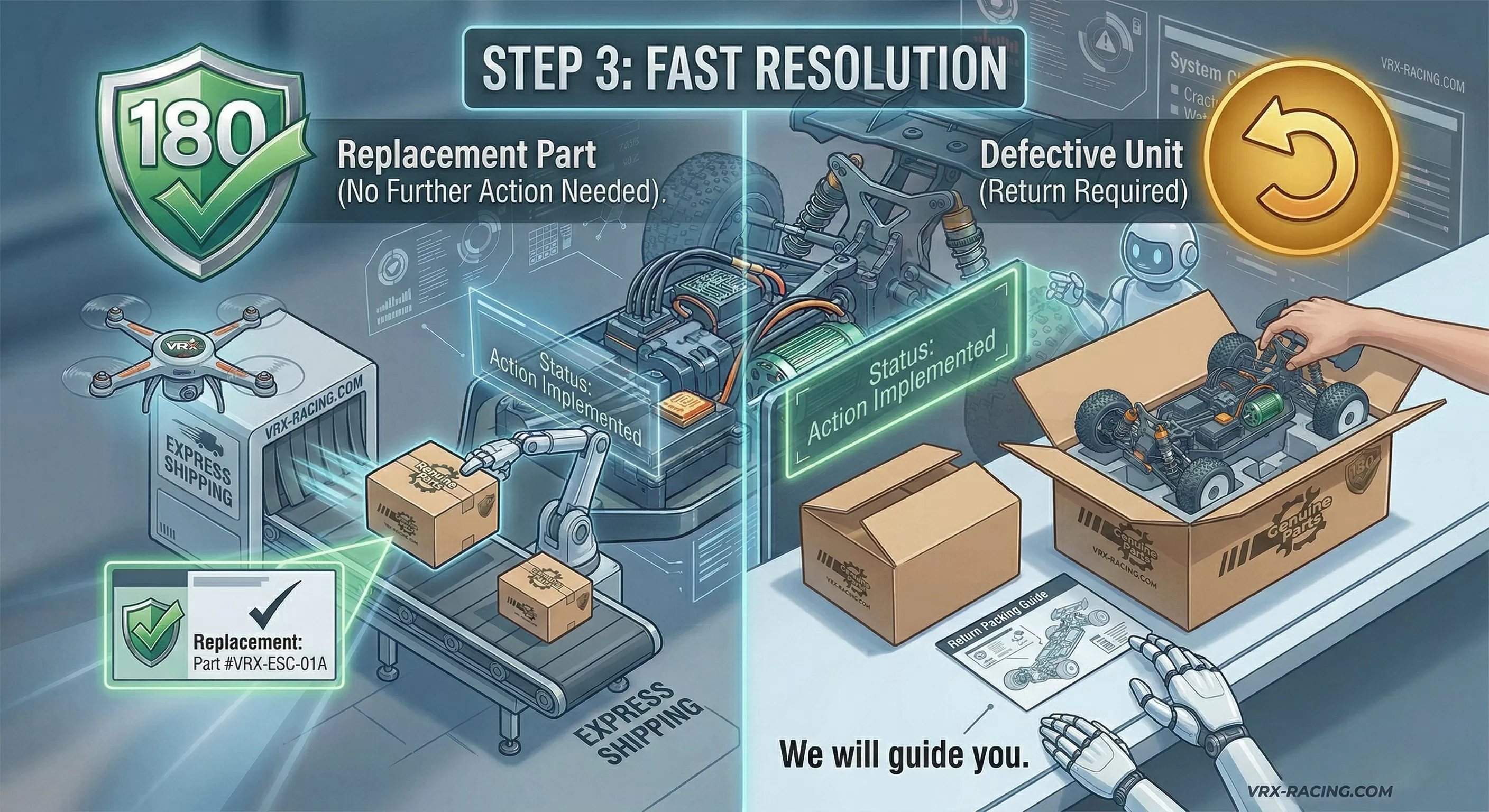 Passo 3: risoluzione rapida